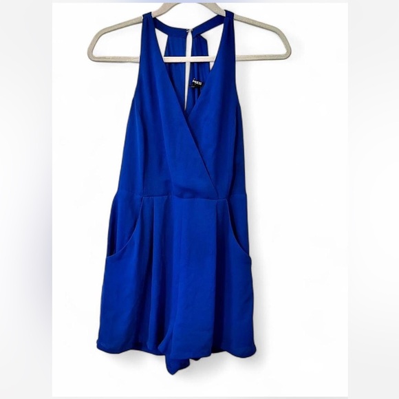 Express Royal Blue Romper - Picture 1 of 5